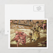 De duivel deed het. briefkaart (Voorkant / Achterkant)