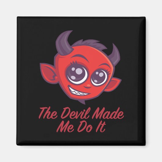 De duivel deed het. magneet (Voorkant)