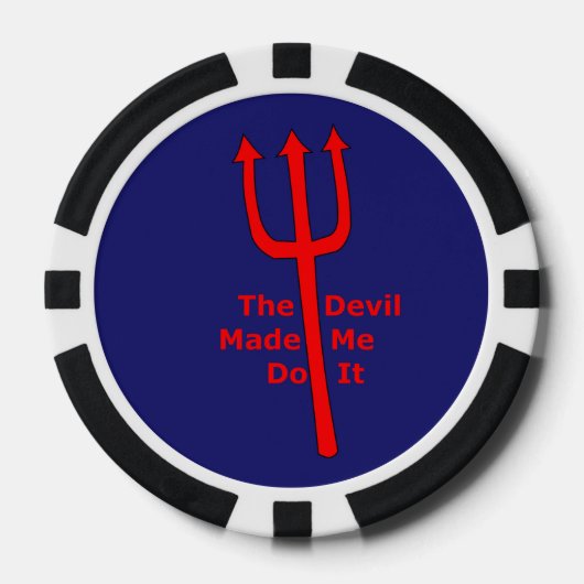 De duivel deed het. pokerchips (Voorkant)