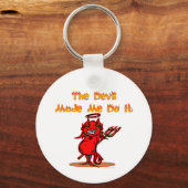 De duivel deed het. sleutelhanger (Achterkant)