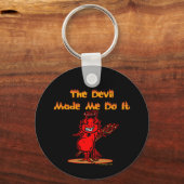 De duivel deed het. sleutelhanger (Voorkant)