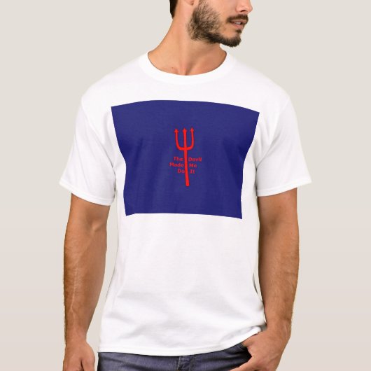 De duivel deed het. t-shirt (Voorkant)