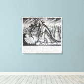 De Duivel die de paus in Chains leidt, 1680 Canvas Afdruk (Insitu (Houten vloer))