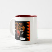 De duivel die je kent Blk Gfx BG Tweekleurige Koffiemok (Voorkant links)