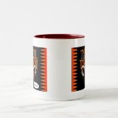 De duivel die je kent Blk Gfx BG Tweekleurige Koffiemok (Center)