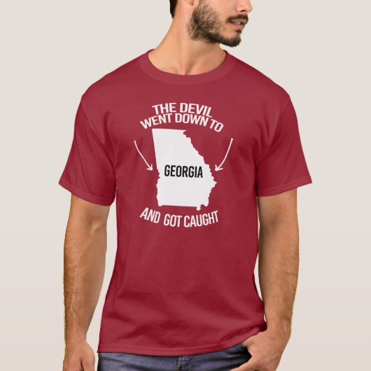 De duivel ging naar Georgia en werd gepakt T-shirt (Voorkant)