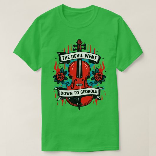 De duivel ging naar Georgia TShirt 1 (Design voorkant)