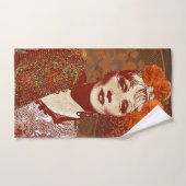 De duivel is een vrouw bad handdoek (Handdoek)