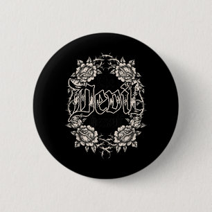De Duivel Retro Occultisme Vrouwen Gotische Donker Ronde Button 5,7 Cm