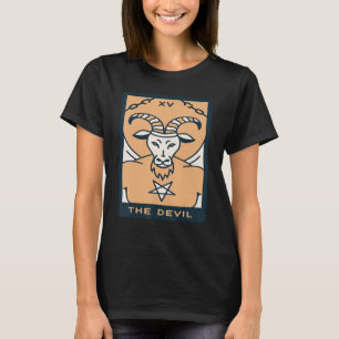 De Duivel Tarotkaart Mystieke Kaarten Occultisme M T-shirt