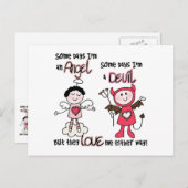 De Duivel van de engel Briefkaart (Voorkant / Achterkant)