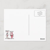 De Duivel van de engel Briefkaart (Achterkant)