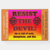 De duivel weerstaan! gastenboek (Achterkant)