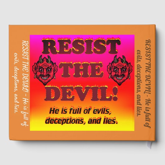 De duivel weerstaan! gastenboek (Achterkant)
