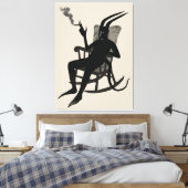 De Duivel's Break – Donkere Humor Wanddecoratie (Insitu (Slaapkamer))