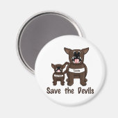 De duivels opslaan magneet (Voorkant / Achterkant)