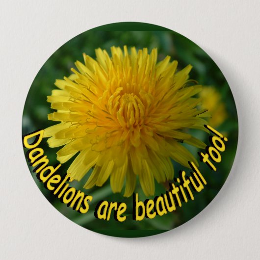 De duivels zijn ook mooi! Knoop Ronde Button 4,0 Cm (Voorkant)