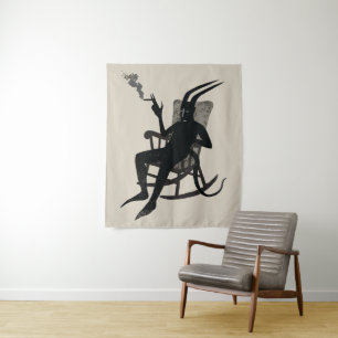 De Duivelsbreuk – Donkere Humor Wanddecoratie Wandkleed