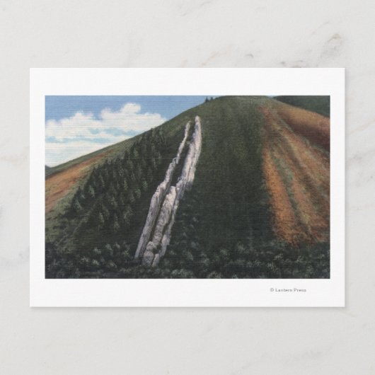 De duivelsdia nabij Utah-Wyoming Border Briefkaart (Voorkant)