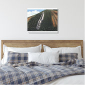 De duivelsdia nabij Utah-Wyoming Border Canvas Afdruk (Insitu (Slaapkamer))