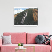 De duivelsdia nabij Utah-Wyoming Border Canvas Afdruk (Insitu (Woonkamer))