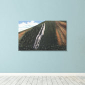De duivelsdia nabij Utah-Wyoming Border Canvas Afdruk (Insitu (Houten vloer))
