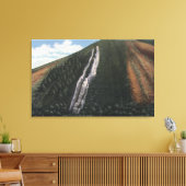 De duivelsdia nabij Utah-Wyoming Border Canvas Afdruk (Insitu (Woonkamer))