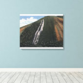 De duivelsdia nabij Utah-Wyoming Border Canvas Afdruk (Insitu (Houten vloer))