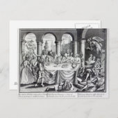 De duivelse maskquerade briefkaart (Voorkant / Achterkant)