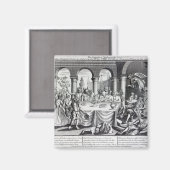 De duivelse maskquerade magneet (Voorkant / Achterkant)