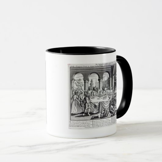 De duivelse maskquerade mok (Voorkant rechts)