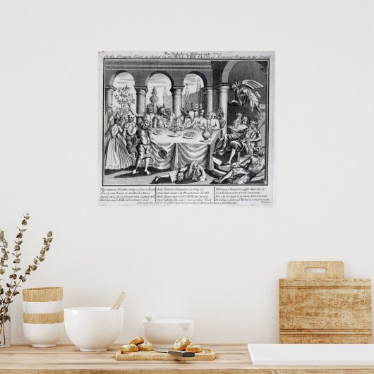 De duivelse maskquerade poster (Keuken)