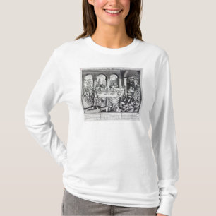 De duivelse maskquerade t-shirt