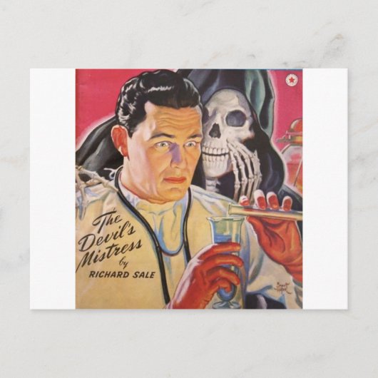 De duivelse mistress briefkaart (Voorkant)