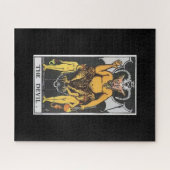 De duivelse tarotkaart puzzel legpuzzel (Horizontaal)