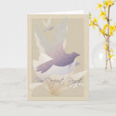 De Duiven van de magnolia - Onze Diepste Spijt Kaart (Gele Bloem)