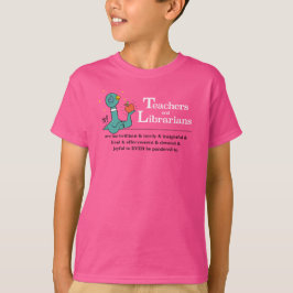 De duivendocenten en de Librariërs Kinder roze T-shirt