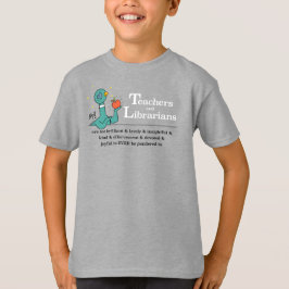 De duivendocenten en de librariërs Kinder staal T-shirt