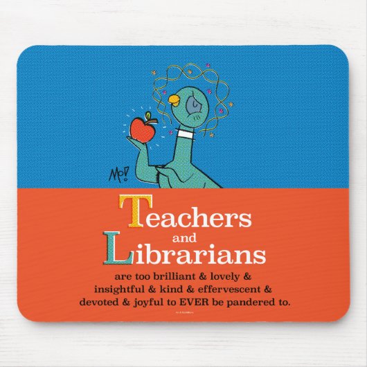 De duivendocenten en -docenten muismat (Voorkant)