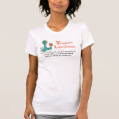 De duivendocenten en -docenten Vrouwen in het wit T-shirt (Voorkant)