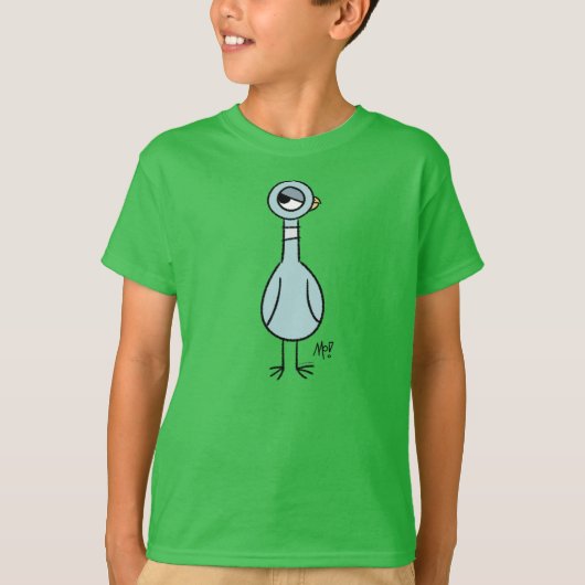 De duivenzijde ogen Kinder groen T-shirt (Voorkant)
