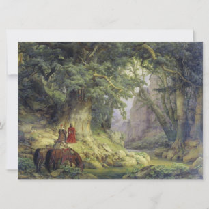 De Duizendjarige Eikenboom (door Karl Lessing) Kaart