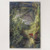 De Duizendjarige Eikenboom (door Karl Lessing) Legpuzzel (Verticaal)