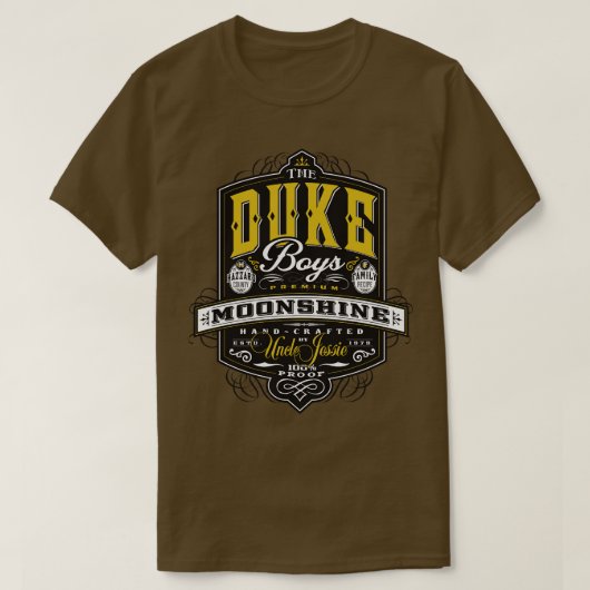 De Duke Boys Moonshine T-shirt (Design voorkant)