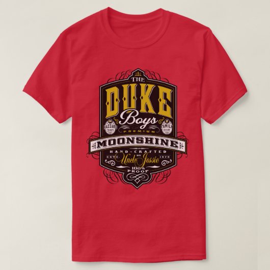 De Duke Boys Moonshine T-shirt (Design voorkant)