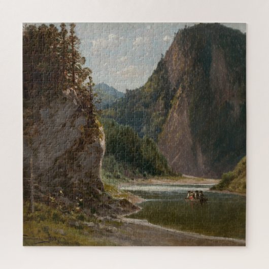 De Dunajec rivier in de Pieniny Mountains Legpuzzel (Verticaal)