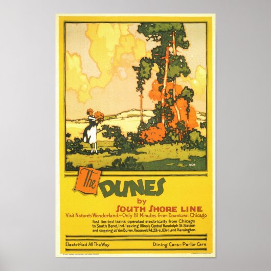 De Dunes - Bezoek de Wonderland van de Natuur Poster (Voorkant)