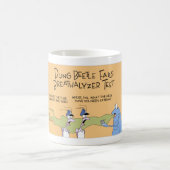 De Dung Beetle en de ademtest Koffiemok (Center)