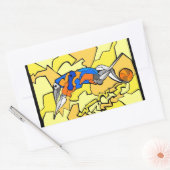 de DUNK-sticker door NGBOO Rechthoekige Sticker (Envelop)