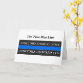 De dunne blauwe lijn kaart (Gele Bloem)